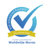Bar Advanced Payment Guarantee badge for worldwide moves